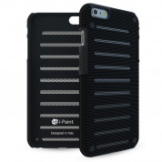 iPaint Black MC Case - метален кейс за iPhone 6, iPhone 6S (черен)