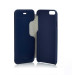 Knomo Leather Folio Case - флип кожен (естествена кожа) калъф за iPhone 6, iPhone 6S (син) 2