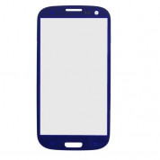 OEM Display Glass - резервно външно стъкло за Samsung Galaxy S3 (тъмносин)