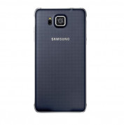 Samsung Battery Cover EF-OG850SB - оригинален заден капак за Samsung Galaxy Alpha (черен)