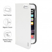 Artwizz SeeJacket® Folio - полиуретанов калъф и стойка за iPhone 6, iPhone 6S (бял)