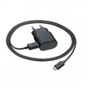 Nokia Fast USB Charger AC-50E - захранване за ел. мрежа и кабел MicroUSB за мобилни телефони Nokia (bulk) (черен)