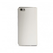 Tucano Leggero booklet case - кожен флип калъф за iPhone 6, iPhone 6S (бял) 2