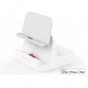 KiDiGi Case Compatible Sync & Charge Dock - док станция (зареждане+синхронизация) за iPad, iPhone и iPod с Lightning (бял) 2