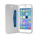 Puro Booklet - кожен флип калъф и стойка за iPhone 6, iPhone 6S (бял) 3