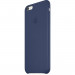 Apple iPhone Case - оригинален кожен кейс (естествена кожа) за iPhone 6 Plus, iPhone 6S Plus (син) 3