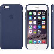 Apple iPhone Case - оригинален кожен кейс (естествена кожа) за iPhone 6 Plus, iPhone 6S Plus (син) 6