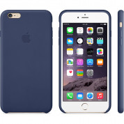 Apple iPhone Case - оригинален кожен кейс (естествена кожа) за iPhone 6 Plus, iPhone 6S Plus (син) 5