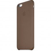 Apple iPhone Case - оригинален кожен кейс (естествена кожа) за iPhone 6 Plus, iPhone 6S Plus (кафяв) 2