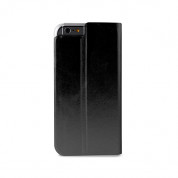 Puro Booklet - кожен флип калъф и стойка за iPhone 6, iPhone 6S (черен) 4