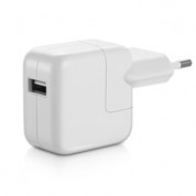 Apple 10W USB Power Adapter - оригинално захранване за iPad, iPhone, iPod (EU стандарт) (bulk)