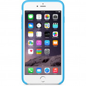 Apple Silicone Case - оригинален силиконов кейс за iPhone 6 Plus, iPhone 6S Plus (син) 4
