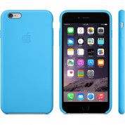 Apple Silicone Case - оригинален силиконов кейс за iPhone 6 Plus, iPhone 6S Plus (син) 3
