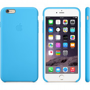 Apple Silicone Case - оригинален силиконов кейс за iPhone 6 Plus, iPhone 6S Plus (син) 1