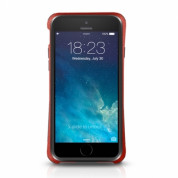 Macally Protective Frame - силиконов бъмпер за iPhone 6, iPhone 6S (червен)