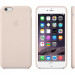 Apple iPhone Case - оригинален кожен кейс (естествена кожа) за iPhone 6 Plus, iPhone 6S Plus (бледо розов) 3