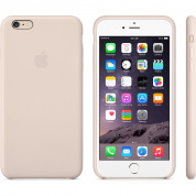 Apple iPhone Case - оригинален кожен кейс (естествена кожа) за iPhone 6 Plus, iPhone 6S Plus (бледо розов) 1