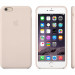 Apple iPhone Case - оригинален кожен кейс (естествена кожа) за iPhone 6 Plus, iPhone 6S Plus (бледо розов) 2