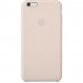 Apple iPhone Case - оригинален кожен кейс (естествена кожа) за iPhone 6 Plus, iPhone 6S Plus (бледо розов) 1