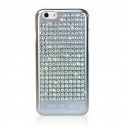 Bling My Thing Extravaganza Case - дизайнерски поликарбонатов кейс с кристали Сваровски за iPhone 6, iPhone 6S (сребрист)