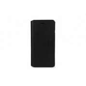 Tucano Leggero booklet case - кожен флип калъф за iPhone 6 Plus, iPhone 6S Plus (черен)