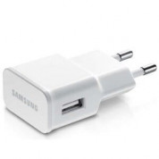 Samsung Travel Charger ETA0U81EWE - захранване за ел. мрежа с USB изход 1000mA за Samsung мобилни устройства (бял) - bulk