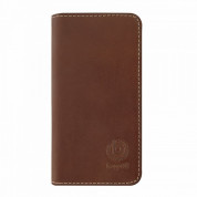 Bugatti BookCover Oslo leather case for Apple iPhone 6 Plus, iPhone 6S Plus (brown)