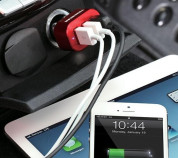 Tunewear Tunemax 3 Port Car Charger 5.1A - зарядно 5.1А за кола с три USB изхода за мобилни устройства 3