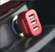 Tunewear Tunemax 3 Port Car Charger 5.1A - зарядно 5.1А за кола с три USB изхода за мобилни устройства 5