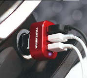 Tunewear Tunemax 3 Port Car Charger 5.1A - зарядно 5.1А за кола с три USB изхода за мобилни устройства 4