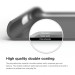 Elago S6P Slim Fit Case + HD Clear Film - качествен кейс и HD покритие за iPhone 6 Plus (сив) 7