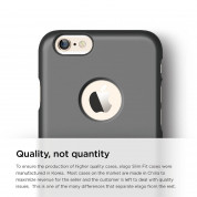 Elago S6P Slim Fit Case + HD Clear Film - качествен кейс и HD покритие за iPhone 6 Plus (сив) 1