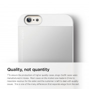 Elago S6P Outfit Aluminum + HD Clear Film - алуминиев кейс и HD покритие за iPhone 6 Plus, iPhone 6S Plus (бял) 5