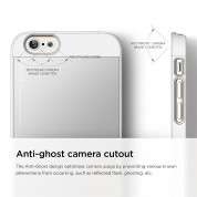 Elago S6P Outfit Aluminum + HD Clear Film - алуминиев кейс и HD покритие за iPhone 6 Plus, iPhone 6S Plus (бял) 1