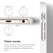 Elago S6P Outfit Aluminum + HD Clear Film - алуминиев кейс и HD покритие за iPhone 6 Plus, iPhone 6S Plus (бял) 8