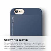 Elago S6P Outfit Aluminum + HD Clear Film - алуминиев кейс и HD покритие за iPhone 6 Plus, iPhone 6S Plus (син) 1