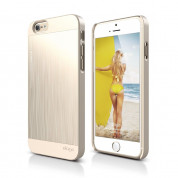 Elago S6P Outfit Aluminum Matrix + HD Clear Film - алуминиев кейс и HD покритие за iPhone 6 Plus, iPhone 6S Plus (златист)
