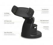 iOttie Easy View 2 Universal Holder - иновативна поставка за кола и гладки повърхности за смартфони до 8.9 см. ширина (черен) 8