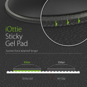 iOttie Easy View 2 Universal Holder - иновативна поставка за кола и гладки повърхности за смартфони до 8.9 см. ширина (син) 9