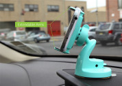 iOttie Easy View 2 Universal Holder - иновативна поставка за кола и гладки повърхности за смартфони до 8.9 см. ширина (син) 6