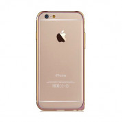 Comma Aluminum Bumper - алуминиев бъмпер за iPhone 6S Plus, iPhone 6 Plus (розов)