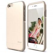 Elago S6 Glide Case - слайдър кейс и защитни покрития за дисплея и задната част за iPhone 6 (златист)