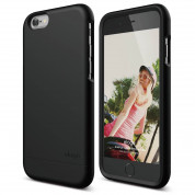 Elago S6 Glide Case - слайдър кейс и защитни покрития за дисплея и задната част за iPhone 6 (черен)