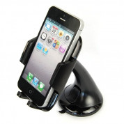 Universal Car Mount K300 - поставка за стъклото на кола за iPhone, Samsung, Huawei и мобилни телефони (черна) 3
