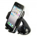 Universal Car Mount K300 - поставка за стъклото на кола за iPhone, Samsung, Huawei и мобилни телефони (черна) 4