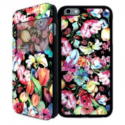 iPaint Black Flower DC Case for iPhone 6  Plus