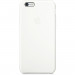 Apple Silicone Case - оригинален силиконов кейс за iPhone 6 Plus, iPhone 6S Plus (бял) 1