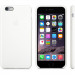 Apple Silicone Case - оригинален силиконов кейс за iPhone 6 Plus, iPhone 6S Plus (бял) 4