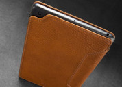 Vaja Nuova Pelle Bridge Argentina Leather Case - луксозен кожен калъф (ръчна изработка) за iPad Mini, iPad mini 2, iPad mini 3 (тъмнокафяв) 2