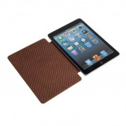 Vaja Nuova Pelle Bridge Argentina Leather Case - луксозен кожен калъф (ръчна изработка) за iPad Mini, iPad mini 2, iPad mini 3 (тъмнокафяв) 1